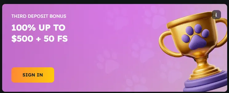 Third Deposit Bonus