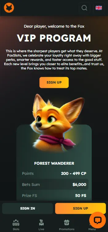 VIP Program on Mobile