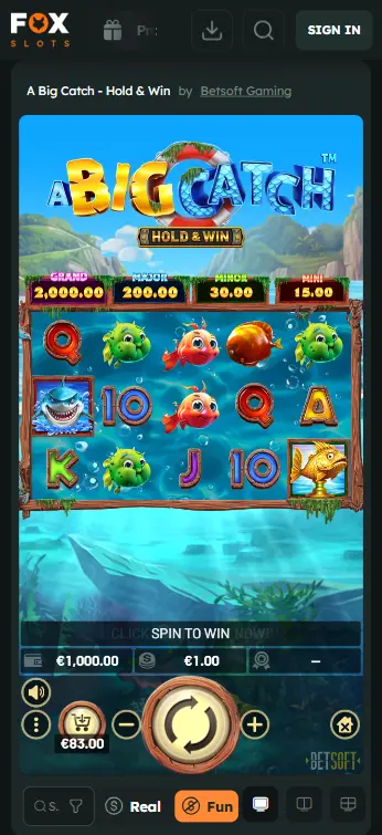 A Big Catch on the FoxSlots Casino App