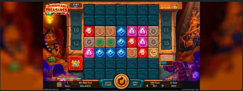 Mummyland Treasures at FoxSlots Casino