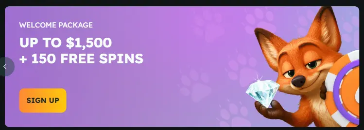 Welcome Package at FoxSlots